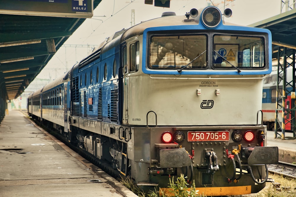 a train at a train station