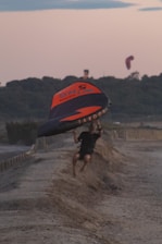 winger practicing wing control