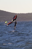 wing foiler cruising 