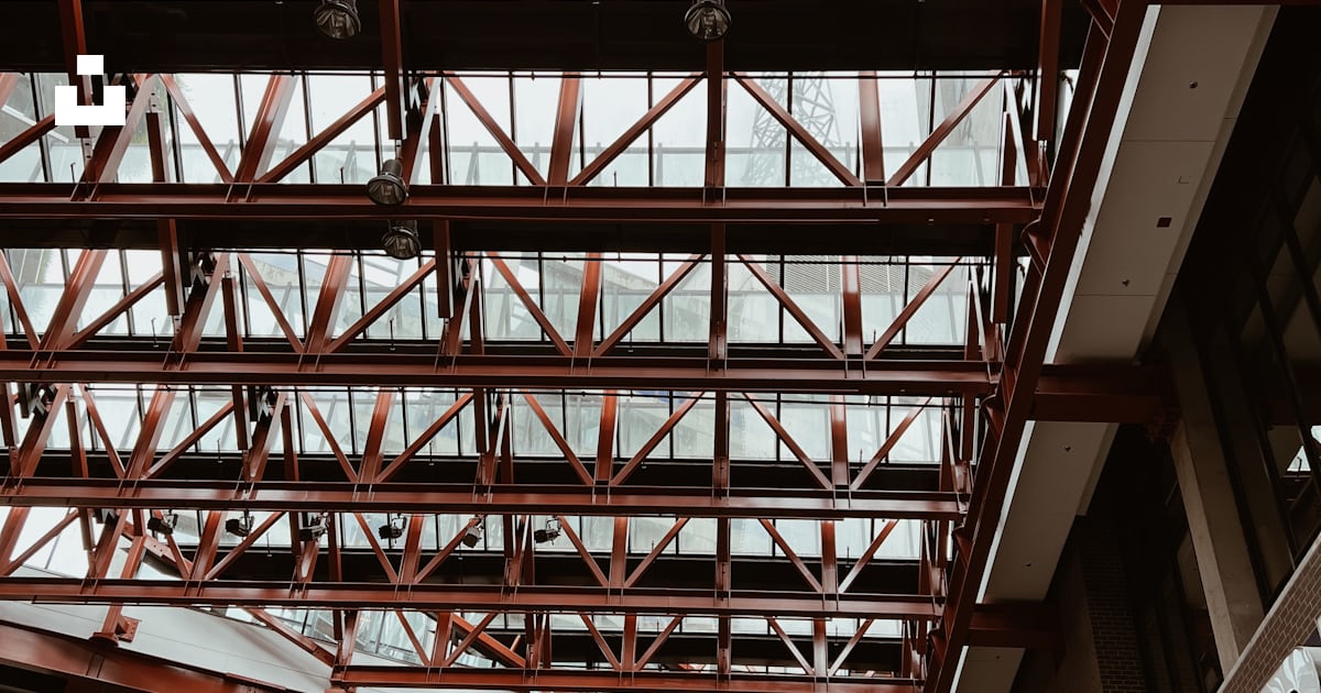 A large metal structure with a sign photo – Free Architecture Image on ...