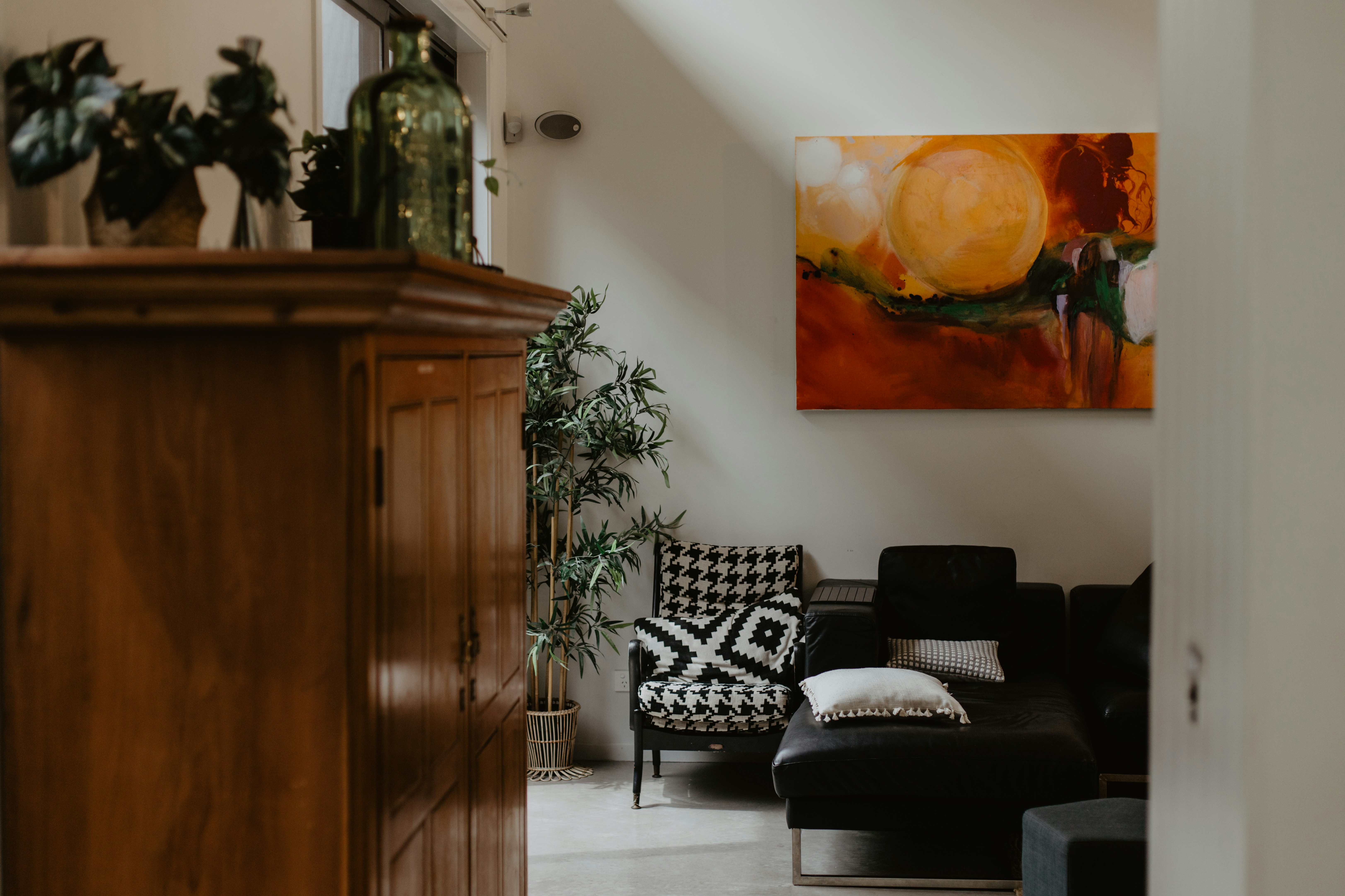 Interior lounge room painting