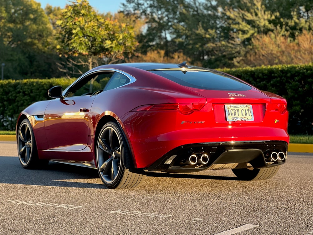 a red sports car