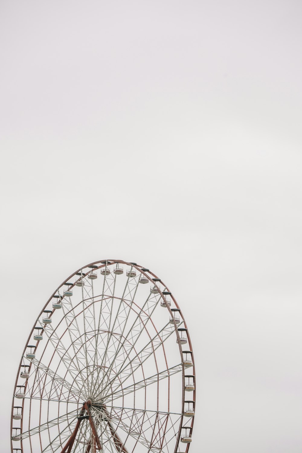 a ferris wheel against a white background