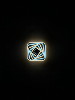 Golden sacred geometry pattern glowing softly on a beige background