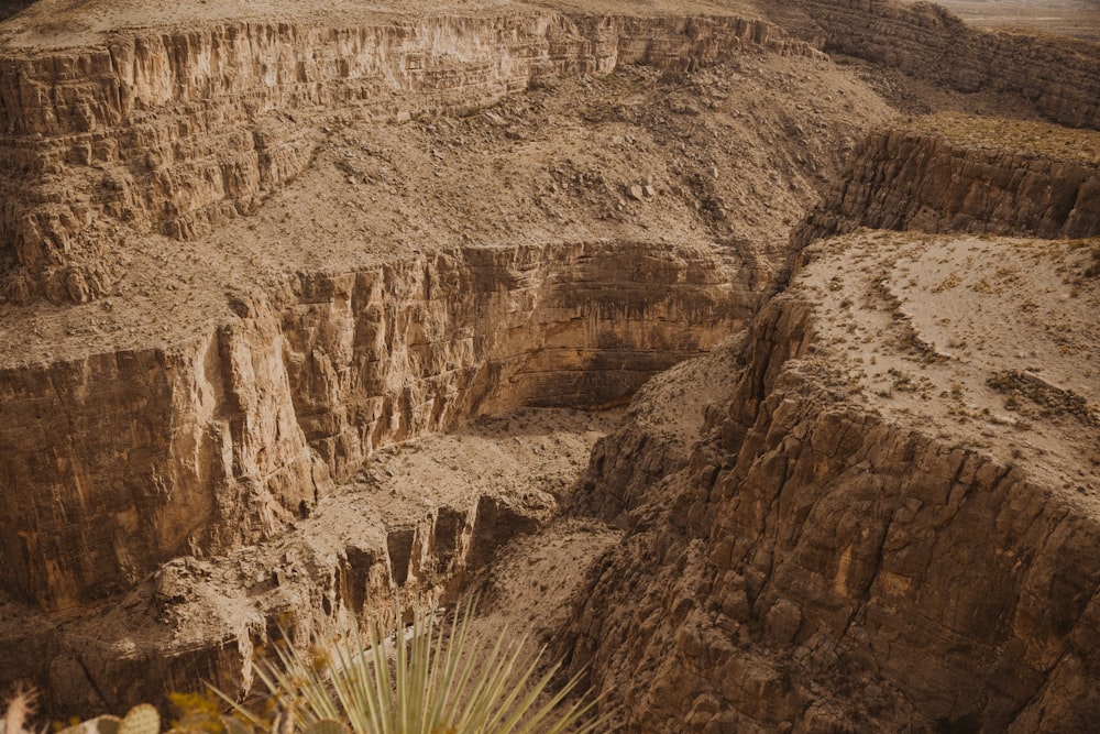 a large rocky canyon
