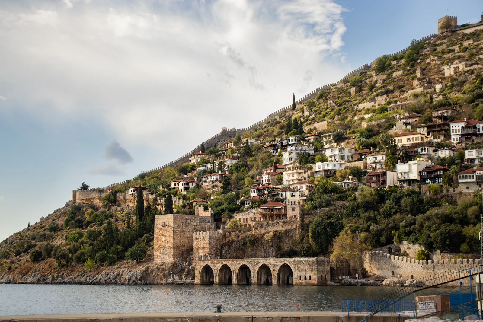 Alanya’s castle rock above the town and the sea