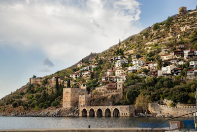 Alanya’s castle rock above the town and the sea