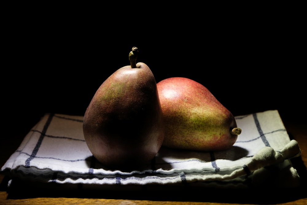 a few apples on a table