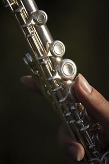 a hand holding a metal object
