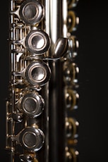 a close-up of a saxophone