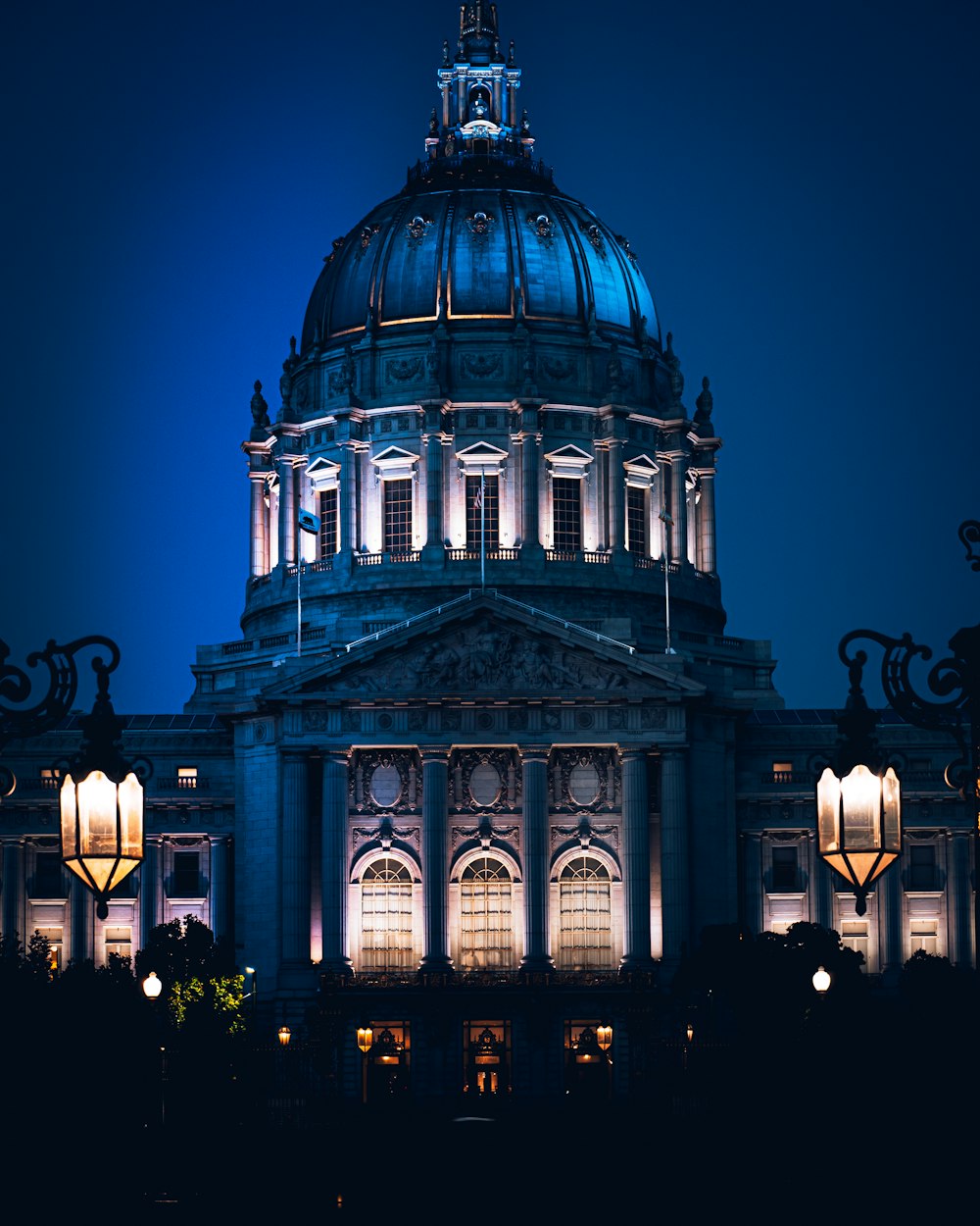 a large building with a dome