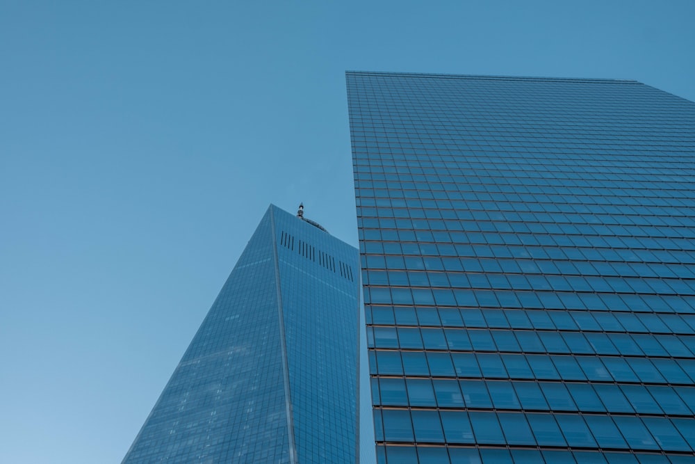 a couple of skyscrapers