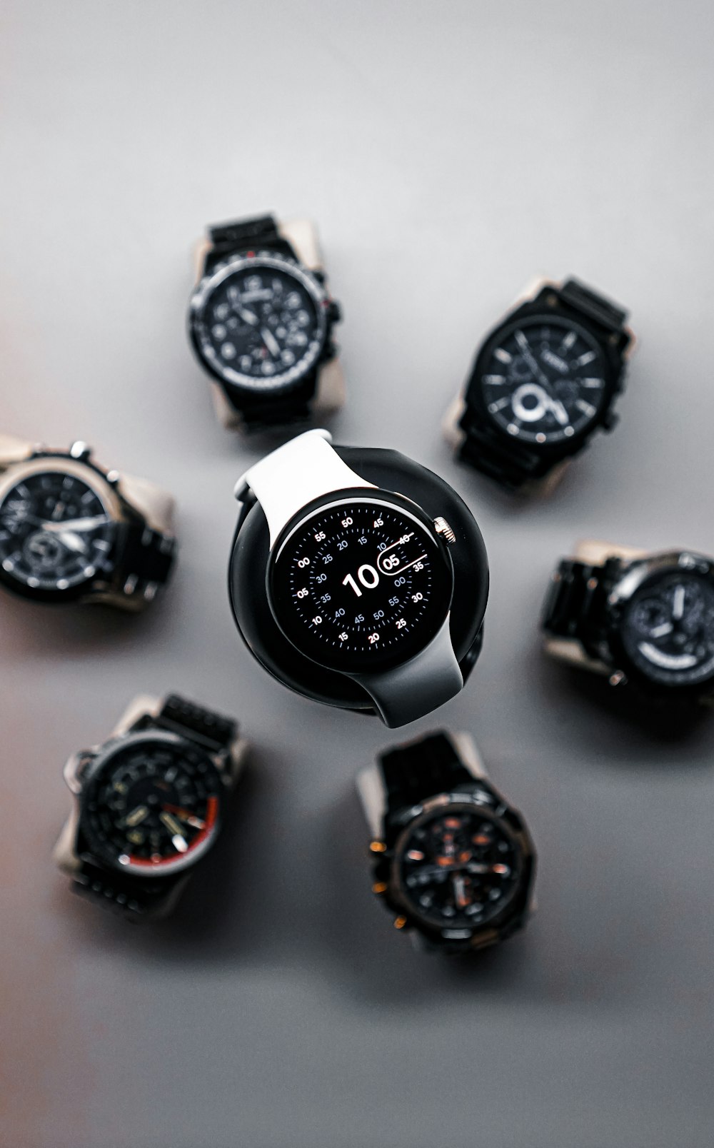 a group of watches