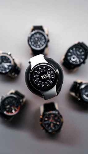 a group of watches