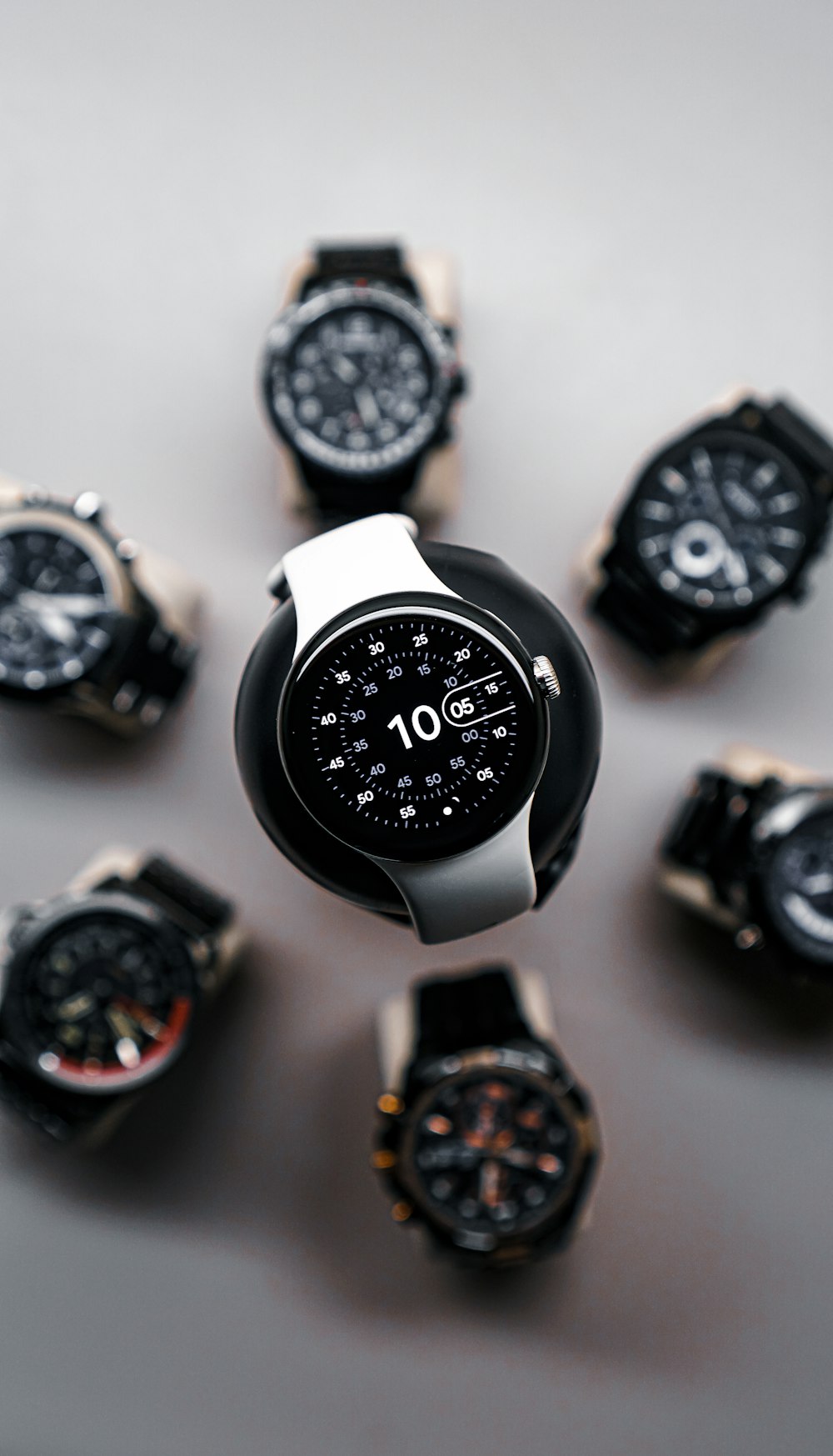 a group of watches