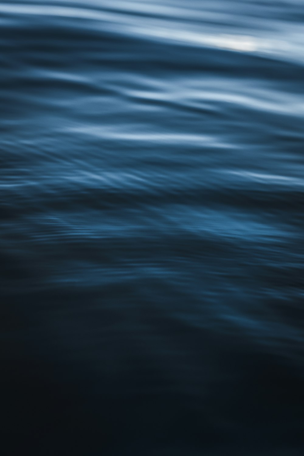 a dark blue surface
