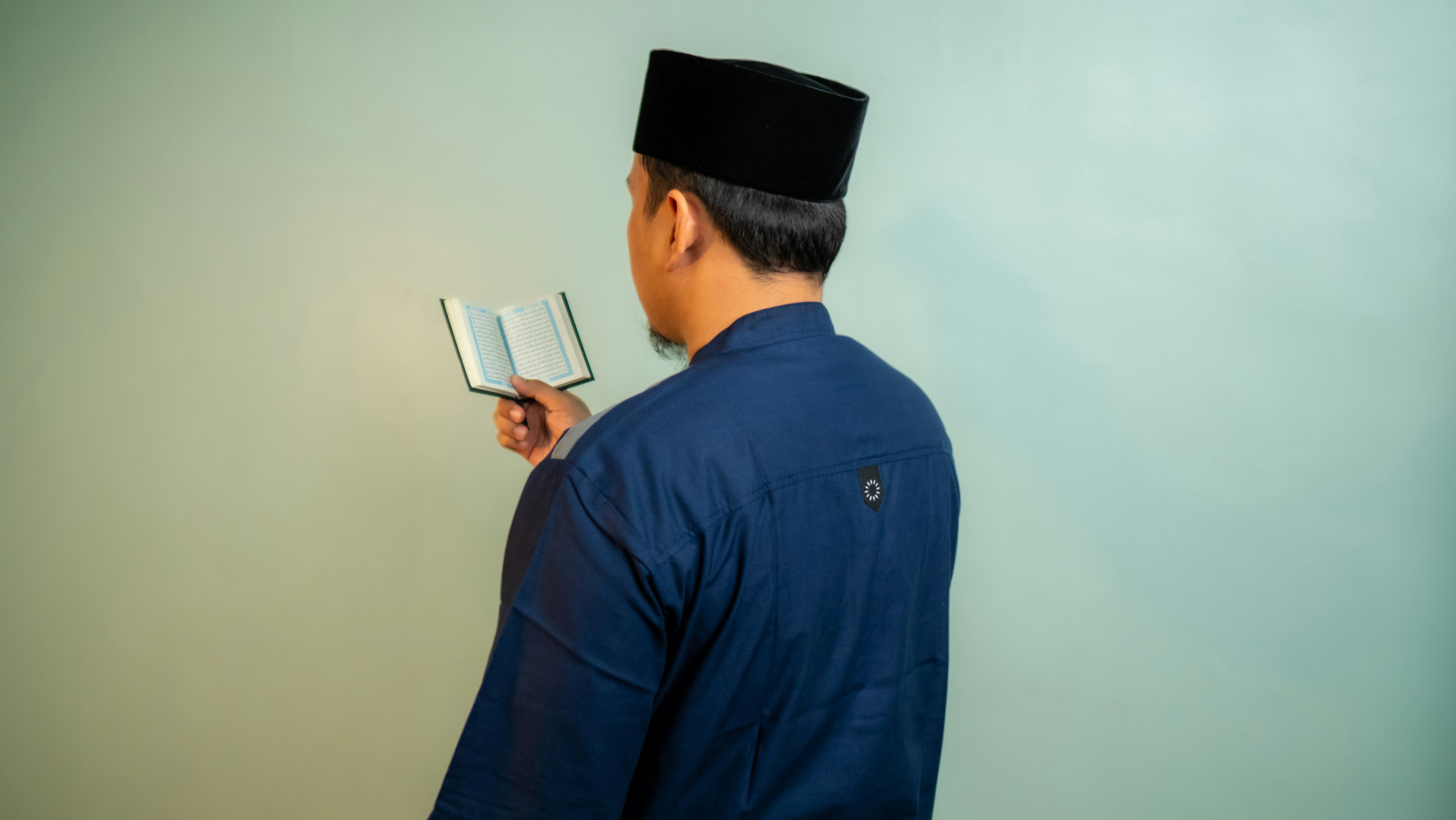 a man reading a book