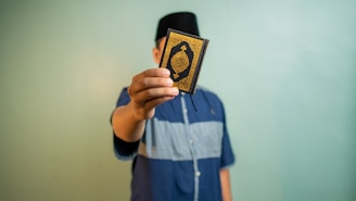 a person holding a picture