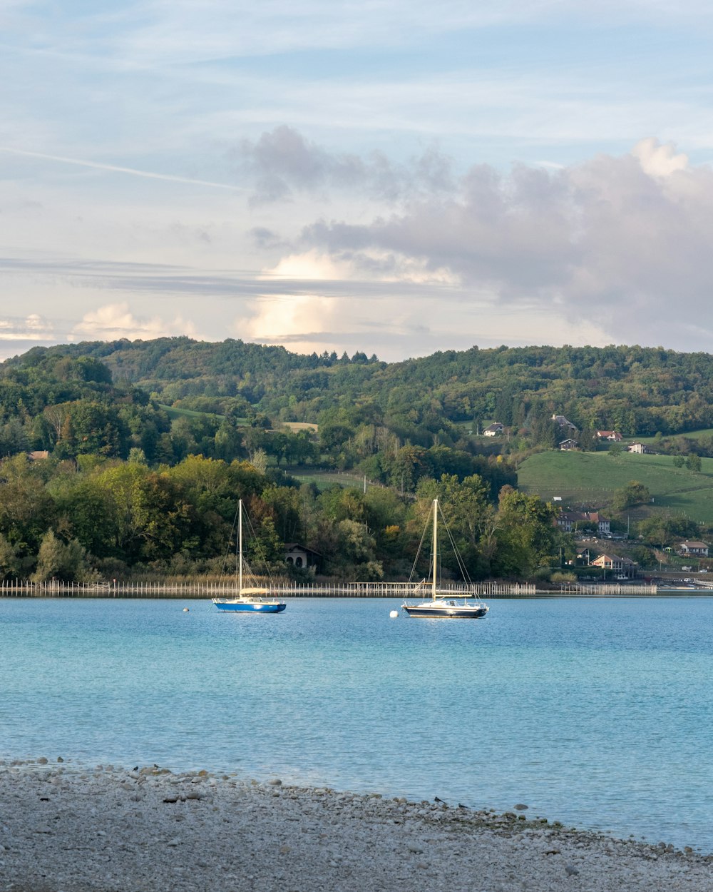 a boat in the water