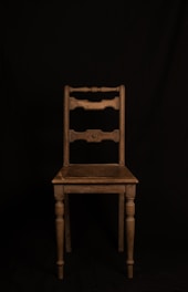 a chair with a cushion
