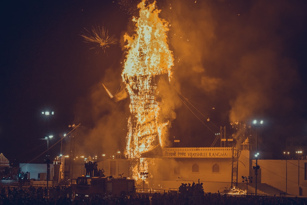 Feuerwerk am Himmel