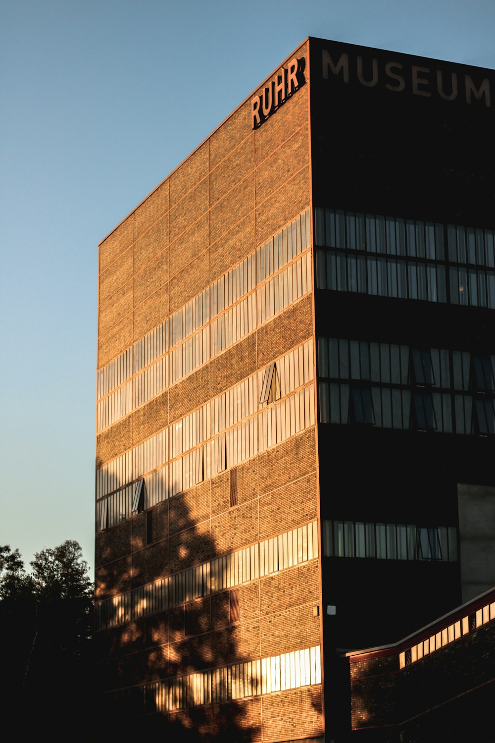 a low angle view of a building