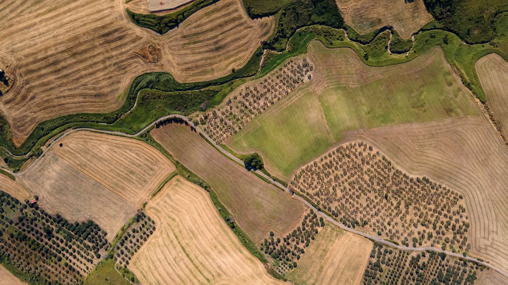 a high angle view of a beautiful landscape