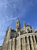 a large building with towers