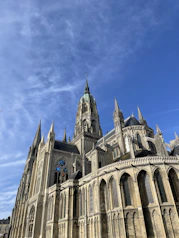 a large building with towers