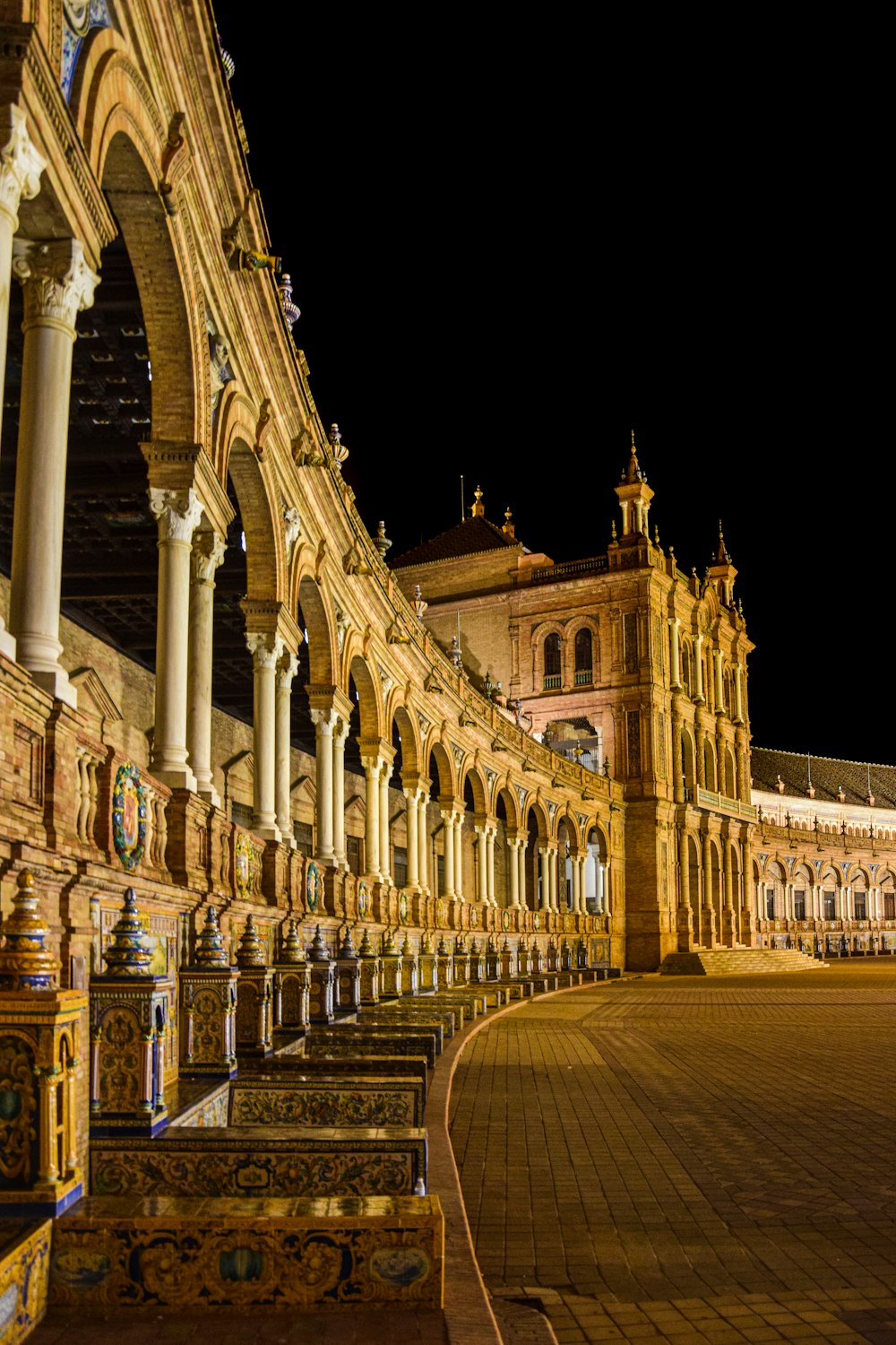 a large ornate building with columns