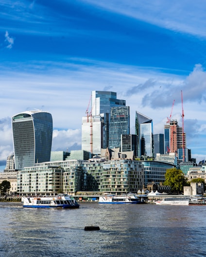 a city with tall buildings