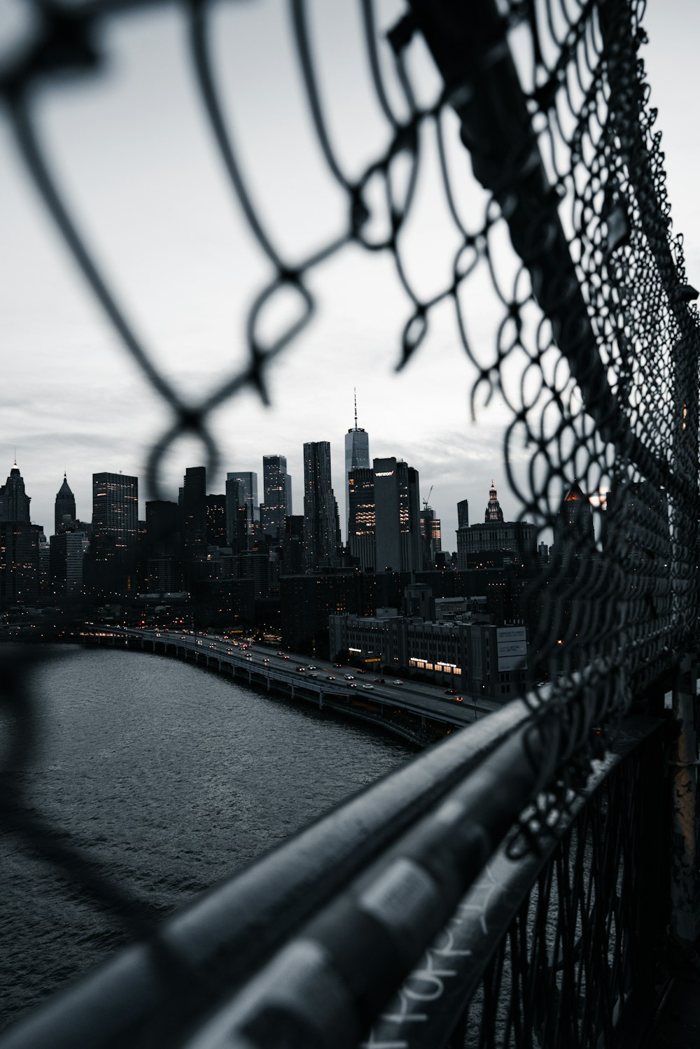 a train on a bridge