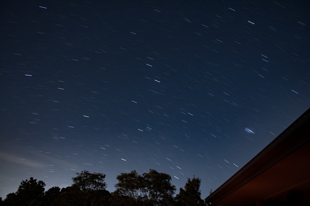 a view of the sky from a window