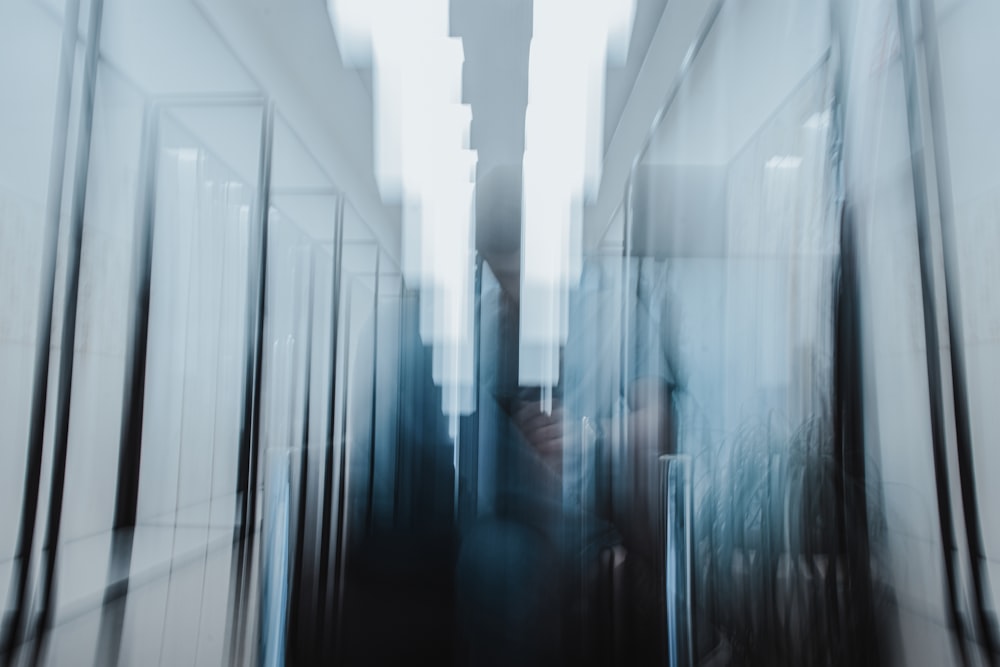 a close-up of a server room