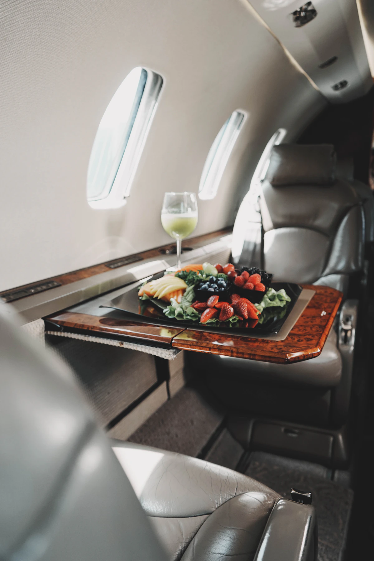 In-flight dining