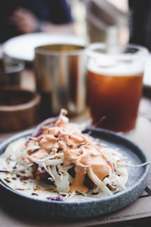 a plate of food