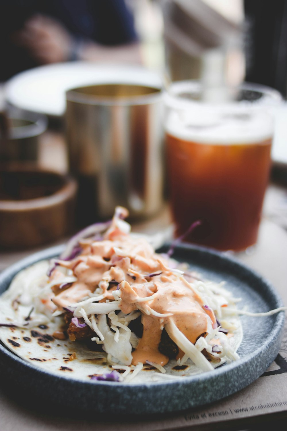 a plate of food