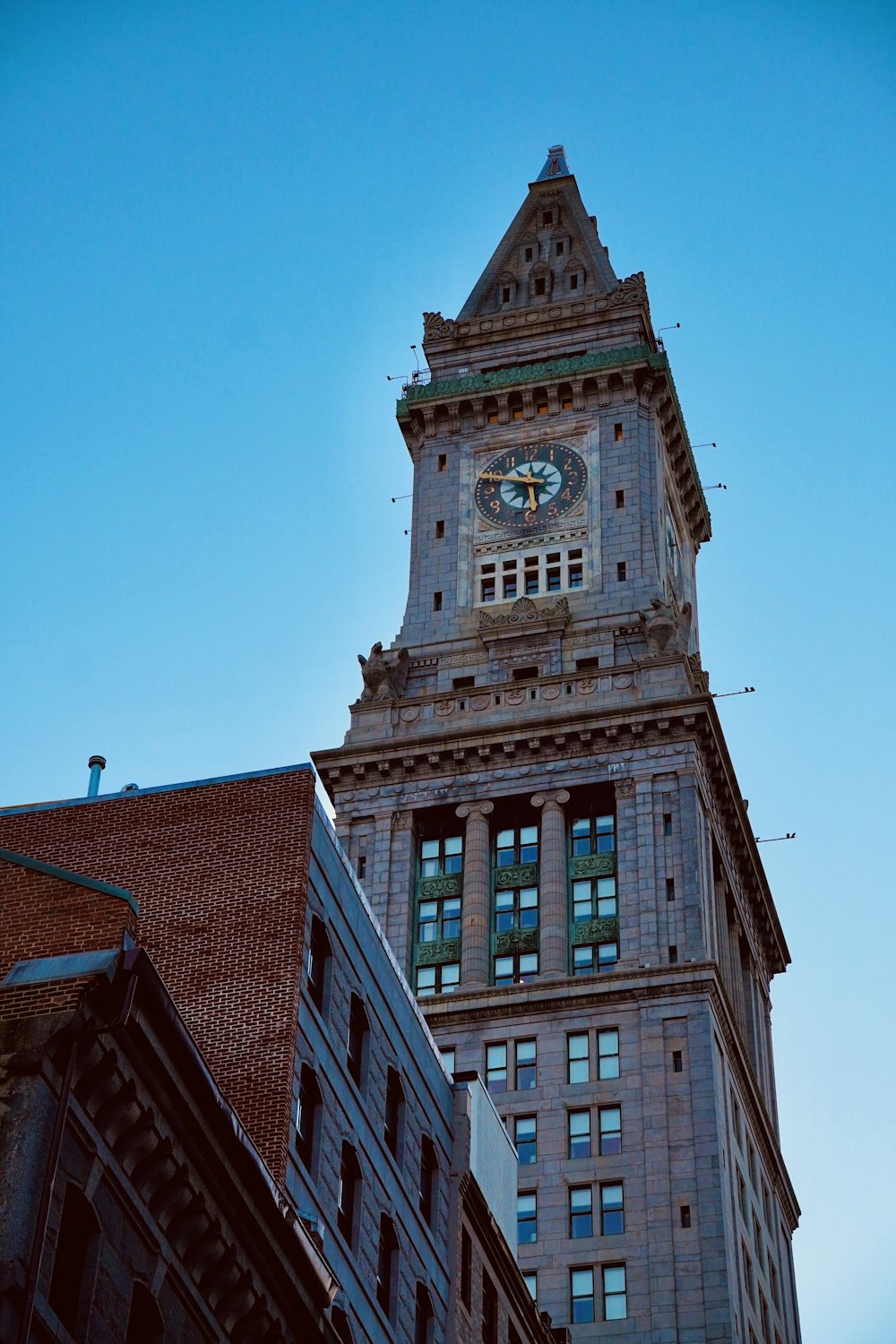 a clock tower on a building