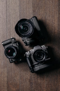 a camera on a table