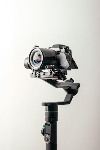 a camera on a tripod