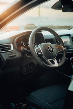 A close-up of a Renault dashboard showcasing advanced technology.