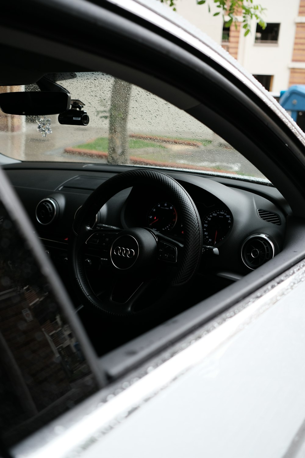 the interior of a car