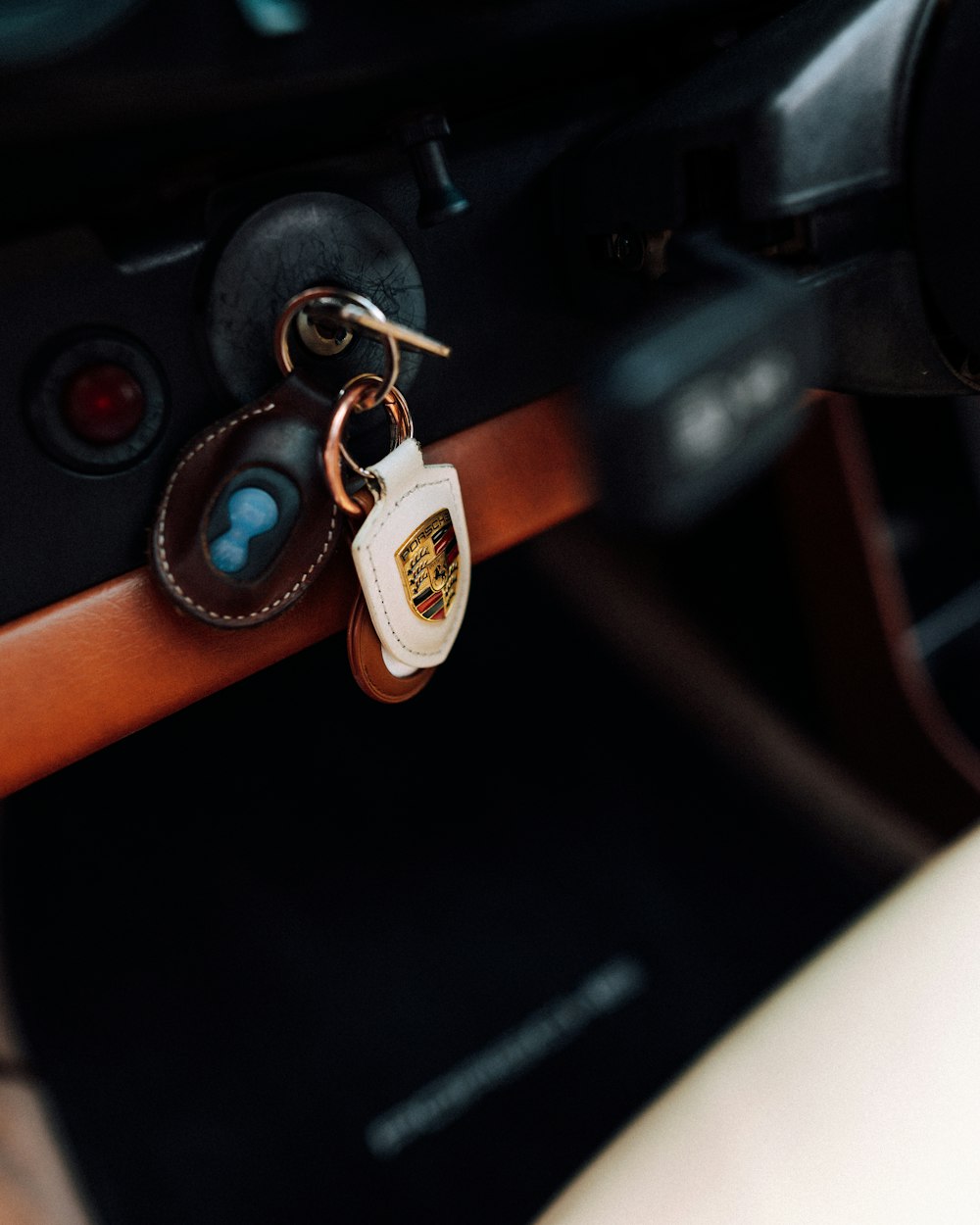 a key on a car