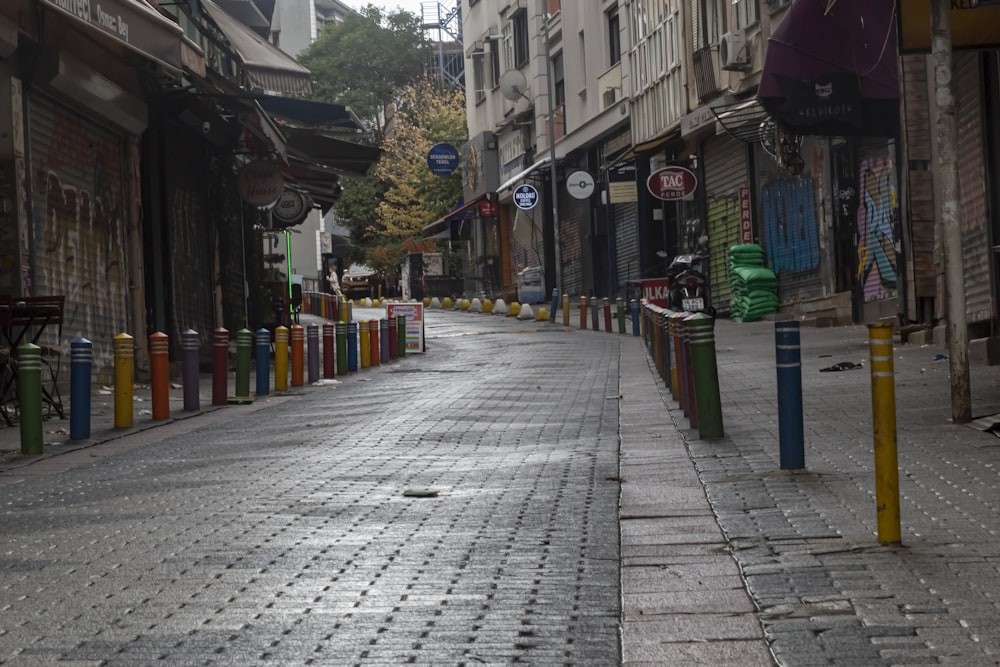 a street with buildings on both sides