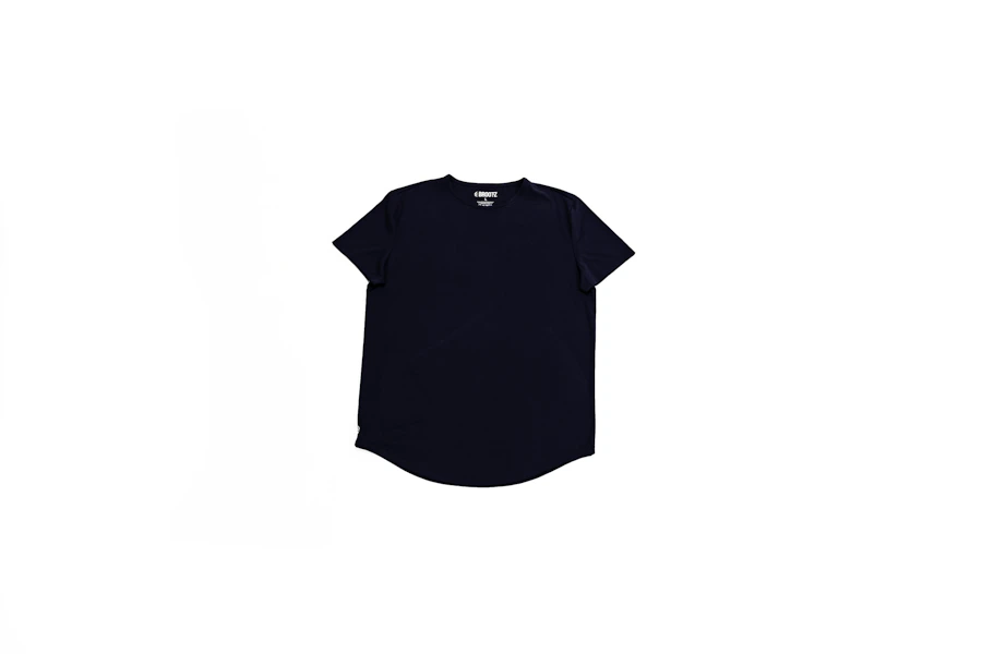 Black t-shirt product photo