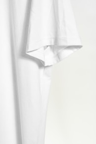 a white shirt with a white collar