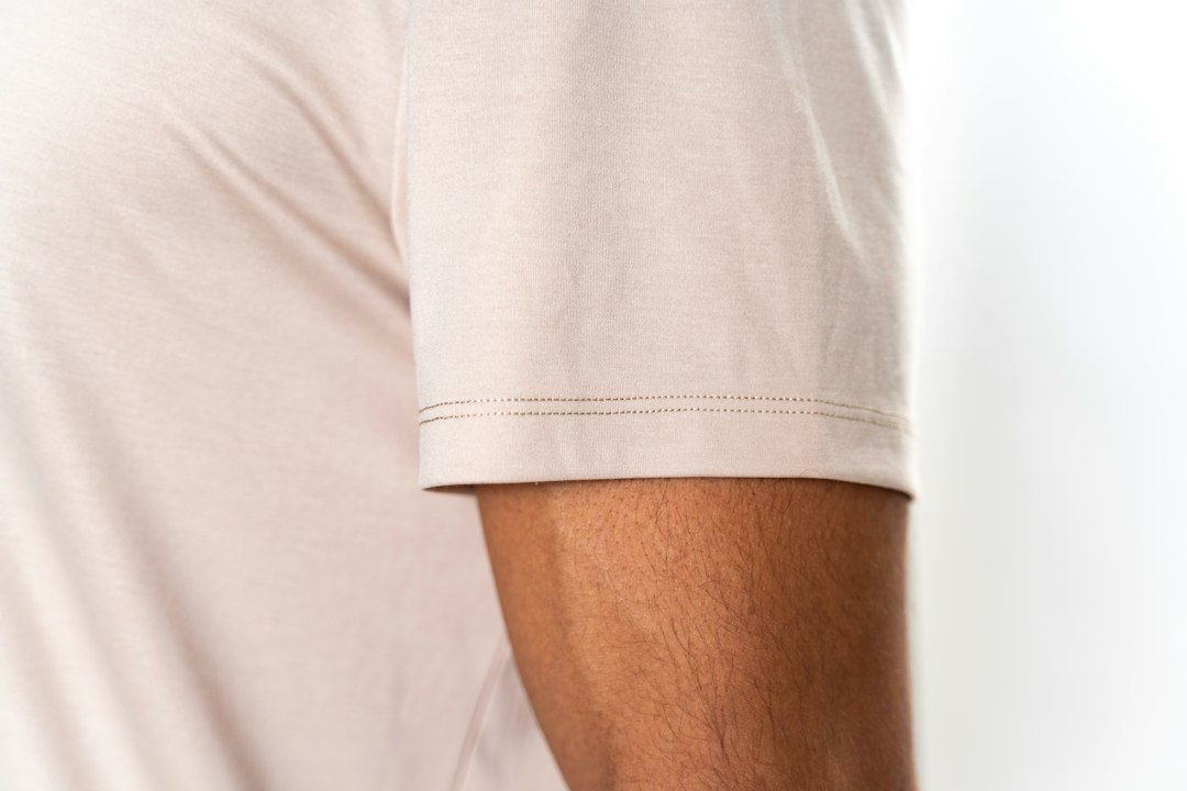 cotton t-shirt closeup