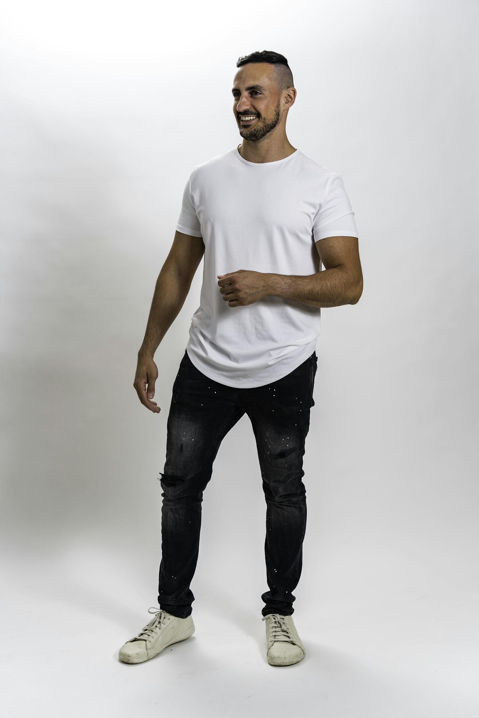 a man with his arms crossed