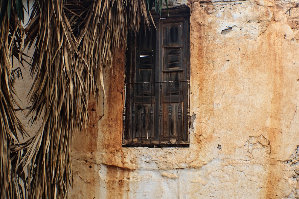 a door in a stone wall