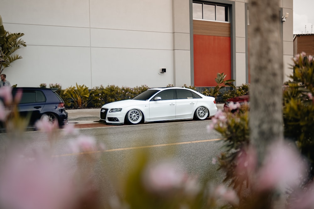 a car on a street